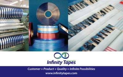 Infinity Tapes produces a high quality line of specialty adhesive tapes and silicone coated papers and films with the capability to create, reconfigure and modify to develop the exact solution to fit your need.