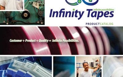 Infinity Tapes offers a complete line of tape products including Double Coated Tapes, Adhesive Transfer Tapes, Tamper Evident Films & Tapes and Silicone Coated Papers & Films.