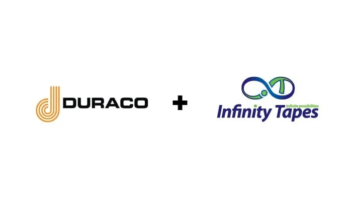 Exciting news here at Infinity Tapes – we are proud to announce that the company has been acquired by Duraco! This will make a massive impact on the solutions we deliver to our customers. We look forward to this new and exciting partnership!